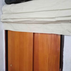 Cortina en tela black-out estilo romana, 118 cm de ancho!!
