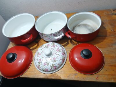 Ollas esmantadas c/ detalles
